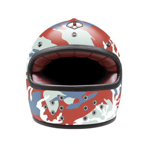 Full Face Camouflage Red-helmet-front