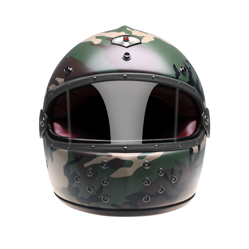 Full_Face Camouflage_Green_Visor_Dark_