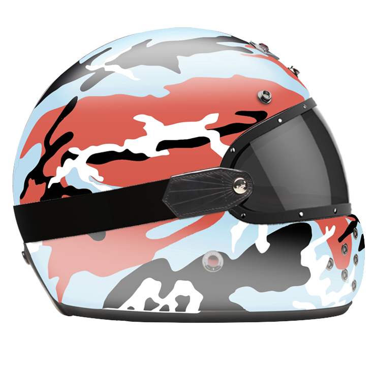 Full_Face Camouflage_Orange_Visor_Dark