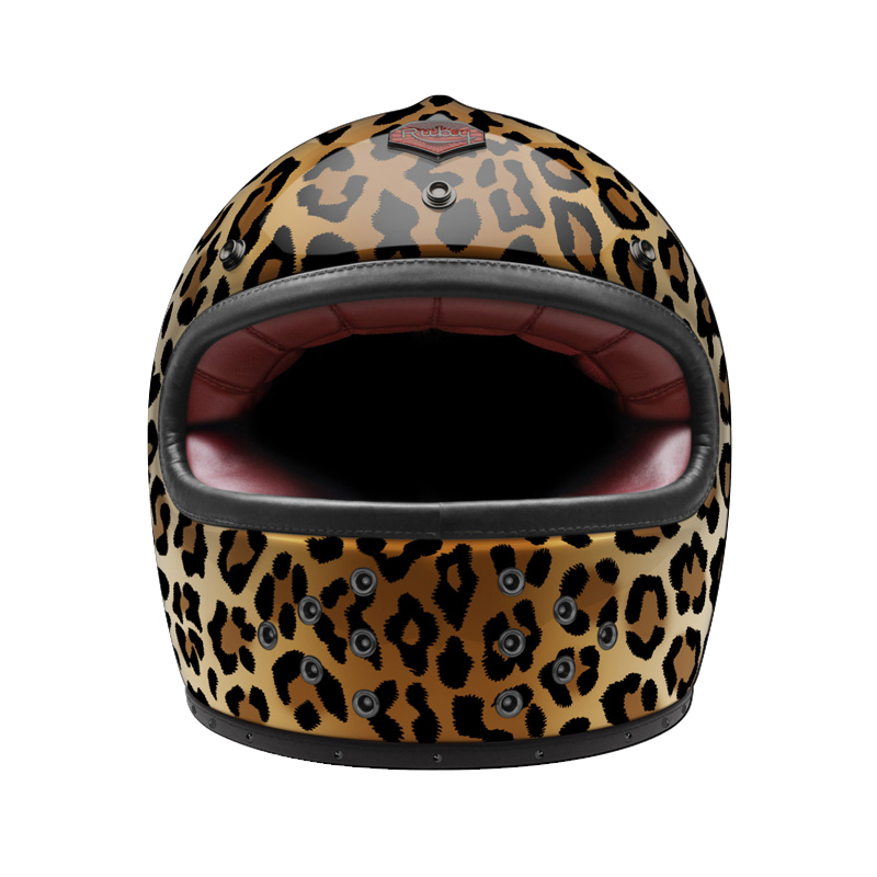 SkullSkins Cheetah Leopard Top Cat Universal Full Face Motorcycle Helmet Cover Skin 