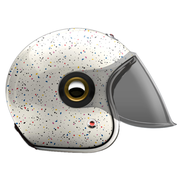 Jet Cosmos White-helmet-side-Light smoke