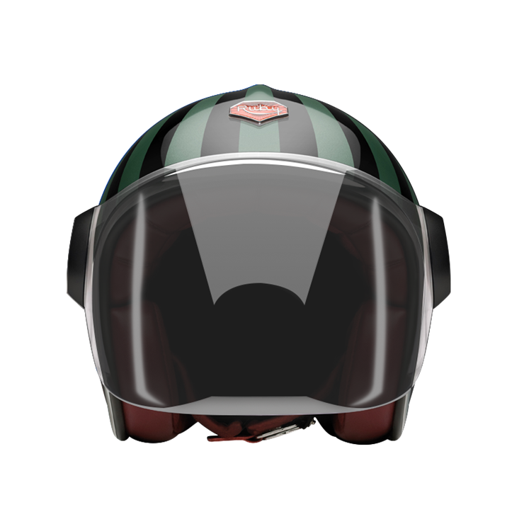 Jet Daikanyama-helmet-front-dark smoke