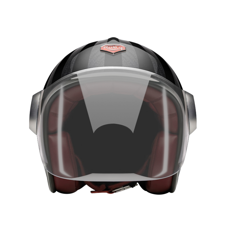 Jet Ginza-helmet-front-Light smoke