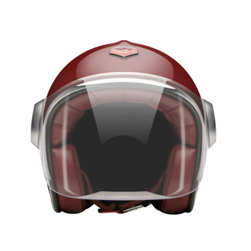 Jet Herold-helmet-front clear smoke