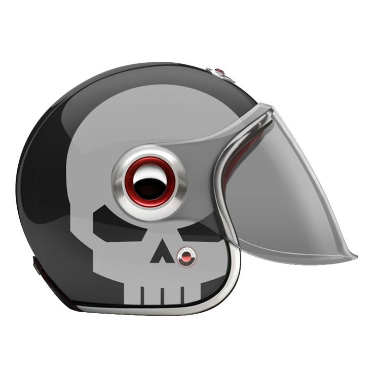 Jet Le Bourrichon-helmet-front-clear smoke