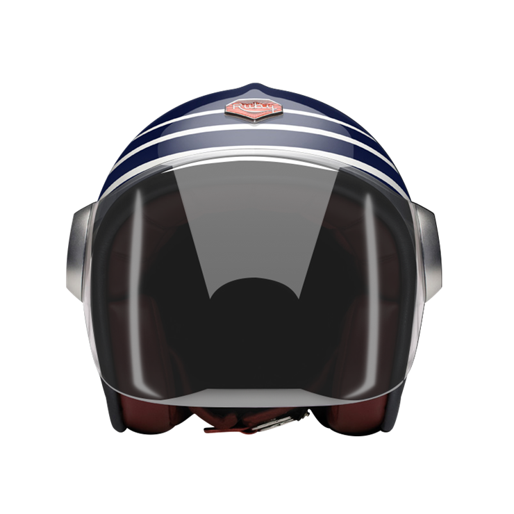 Jet Marine-helmet-front dark smoke