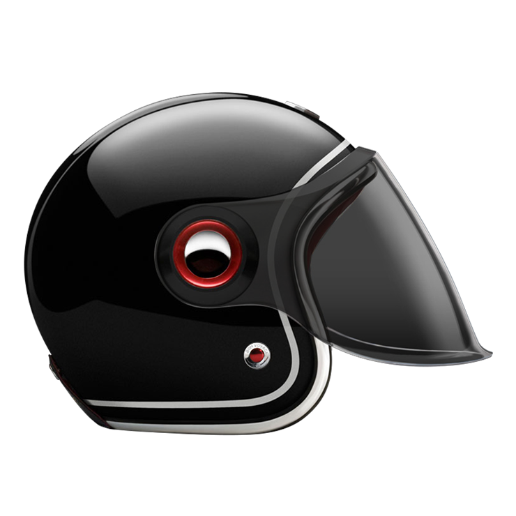 Jet St Michel-helmet-side-dark smoke