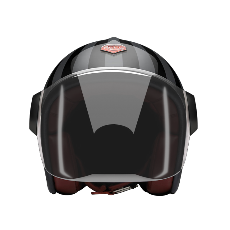 Jet Ueno-helmet-front-dark smoke