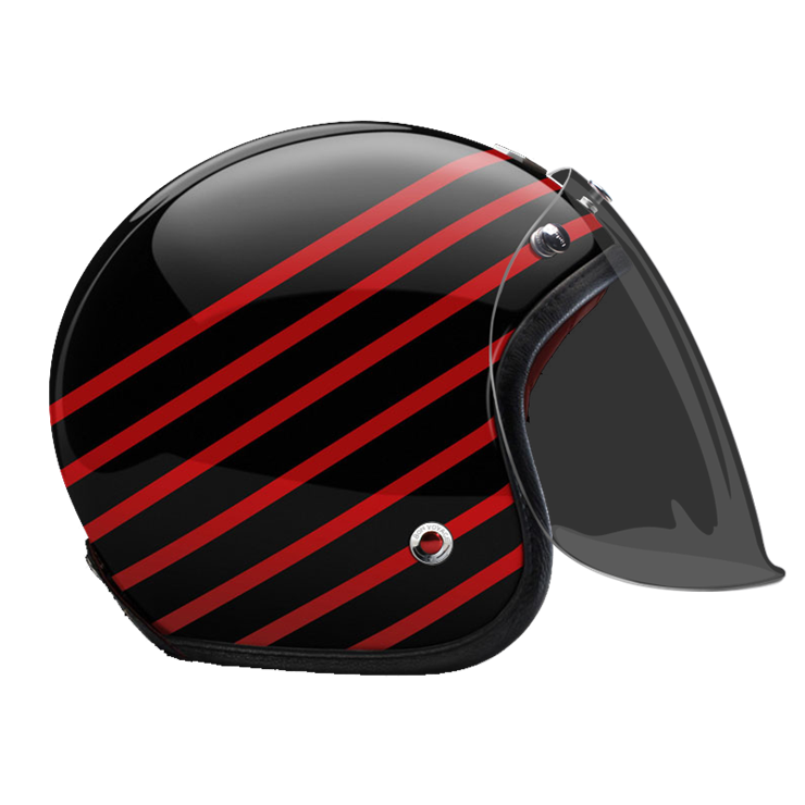 Open Face Arsenal-helmet-side-dark smoke