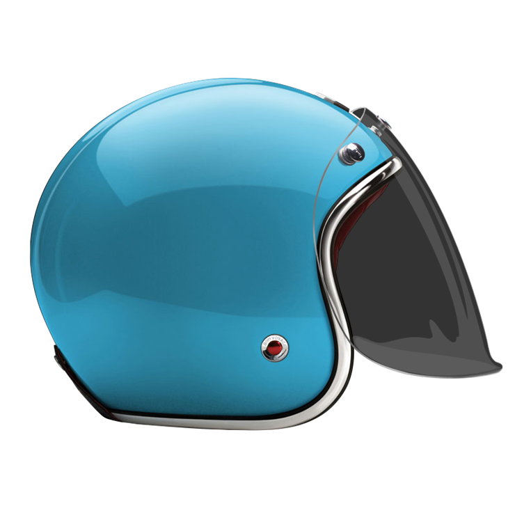 Open-Face-Belleville-helmet-side-Dark-brown