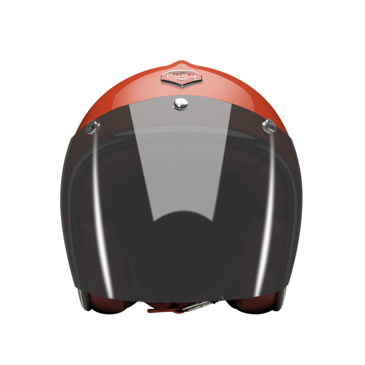 Open-Face-Capucines-helmet-front-Dark-brown