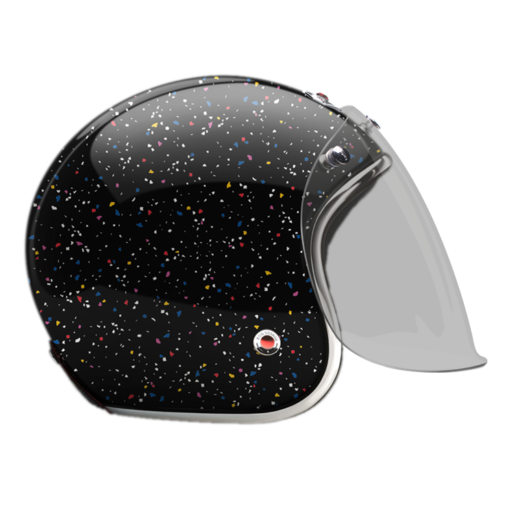 Open-Face-Cosmos-black-helmet-side-Light-brown