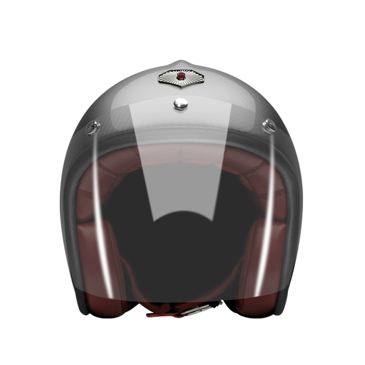 Open-Face-Glace-Noire-helmet-front-Transparent