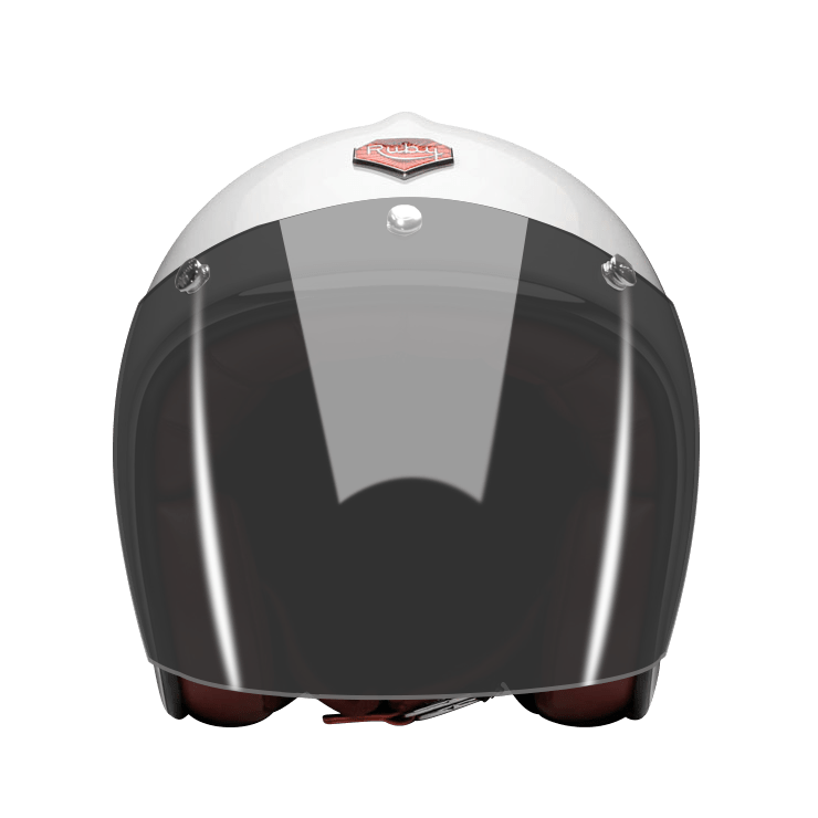 Open Face Helmet Visor Dark