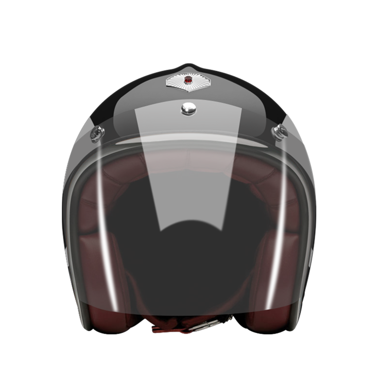 Open-Face-Le-Bourrichon-helmet-front-Light-brown