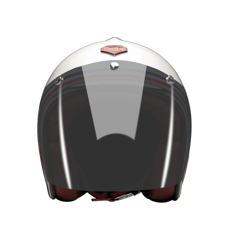 Open-Face-Republique-helmet-front-Dark-brown