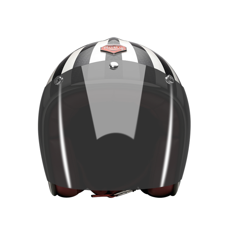 Open_Face_Aoyama_helmet_front_Dark_brown